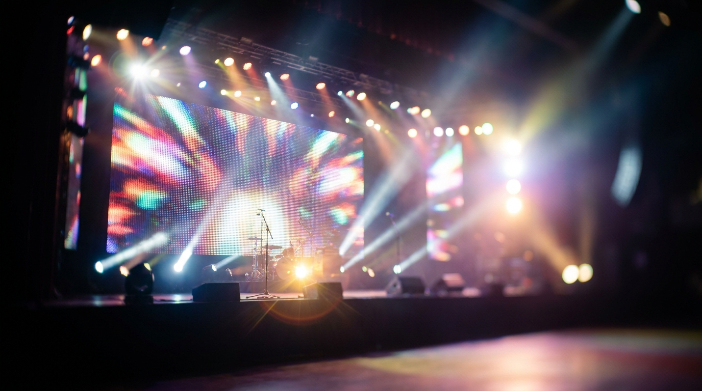 Full stage lighting design